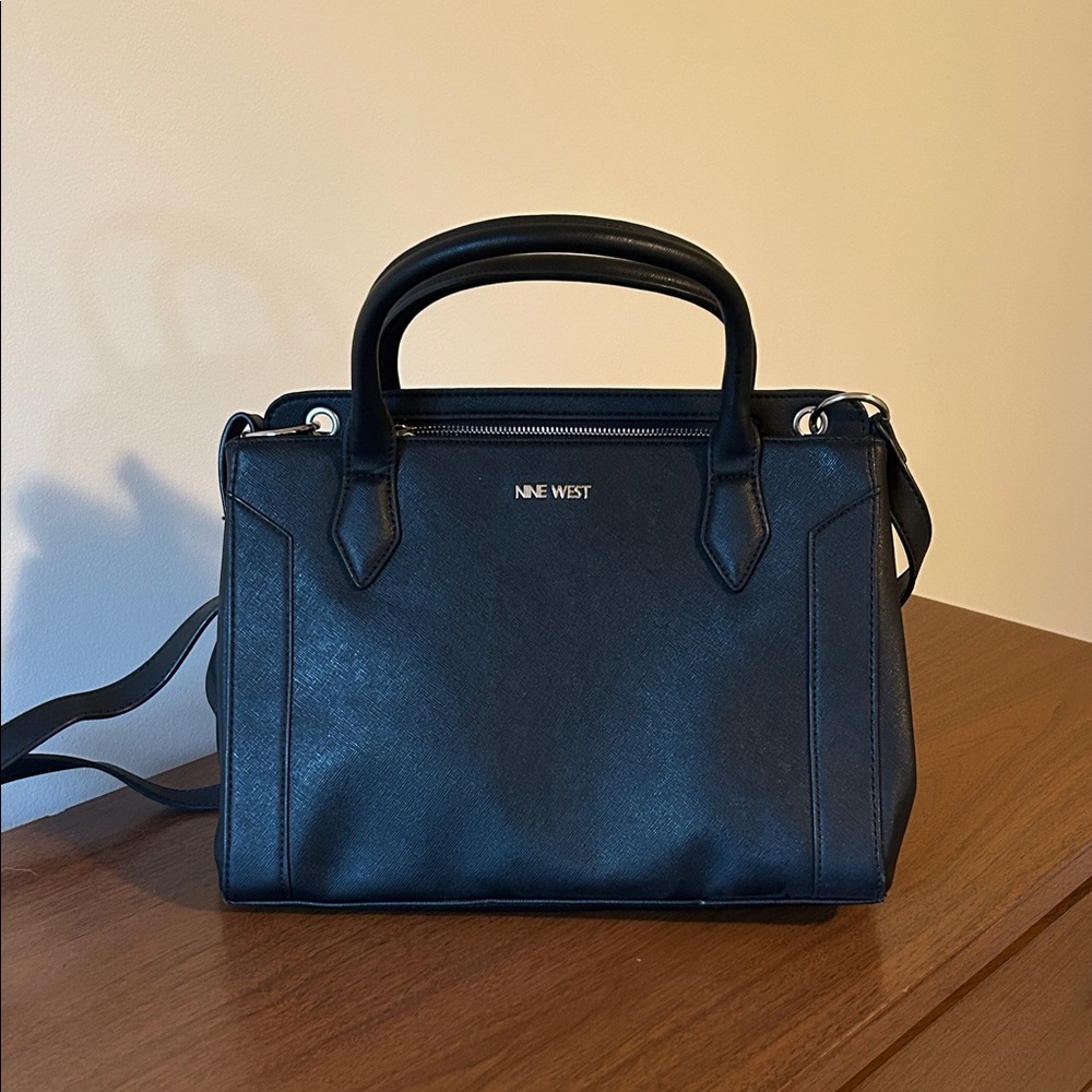 Nine West Elegant Black Satchel